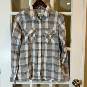 Outdoor Trading Co. Men's Performance Shirt in Heather Flannel Design Medium